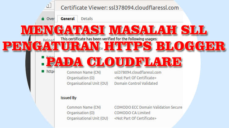 Mengatasi Masalah Https Blogger pada Cloudflare