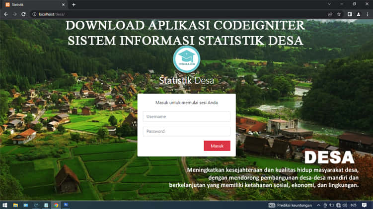 Aplikasi Sistem Informasi Desa Berbasis Web